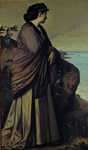 Aan de kust Moderne Iphigenia, 1875