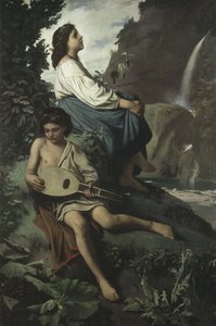 Ricordo di Tivoli, 1866-1867 door Anselm Feuerbach