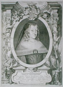 Amalie Elisabeth van Hanau-Muntzenberg (1602-51) uit 