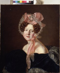 Portret van een dame door Anthelme Francois Lagrenee