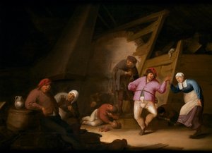 Boerendans door Anthonie Victorijns