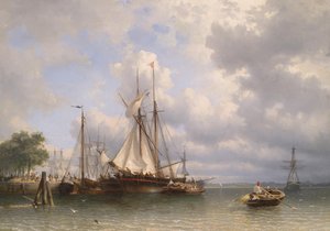 Zeilschepen in de haven