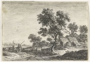 Boeren op een heuvel