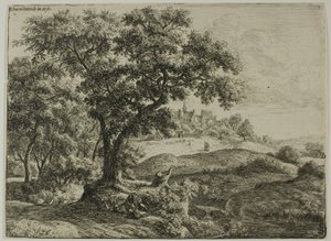 De rand van het bos door Anthonie Waterloo