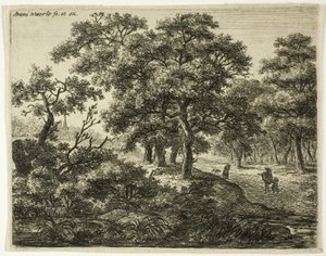 De groep van vier bomen