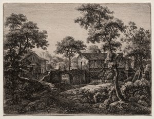 Twaalf Landschappen (H.95-106): De Poort door Anthonie Waterloo