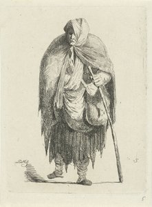 Vrouw in lompen