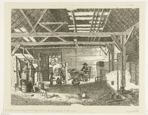 De stal van de herberg 