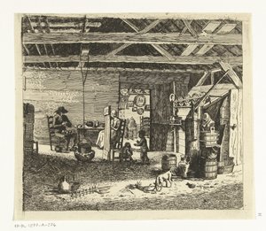 De stal van herberg 