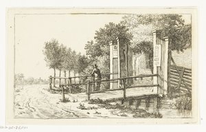 Hek van de herberg het Molentje aan de Amstel