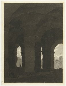 Onder de bogen van het Colosseum