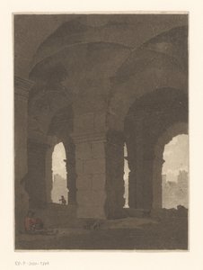 Onder de bogen van het Colosseum