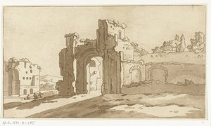 Ruïnes van de grote zaal van de Thermen van Caracalla, Rome