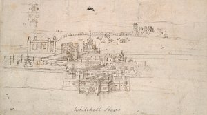 De Toren van Londen, ca. 1550-1560 door Anthonis van den Wyngaerde