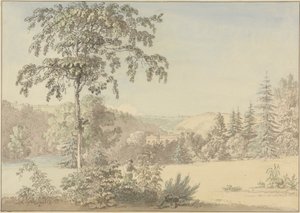 Het Huis van de Heer Godschall door Anthony Devis