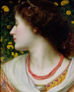 La Belle Isolde, 1862 (paneel) door Anthony Frederick Augustus Sandys