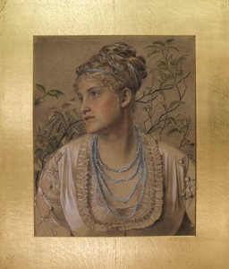 Mary Sandys (1845-1920), c.1871-73 door Anthony Frederick Augustus Sandys