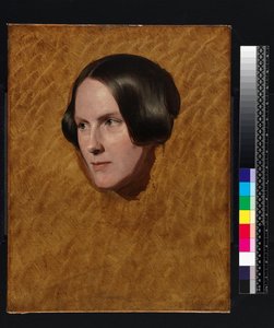 Mevrouw Sandys, de moeder van de kunstenaar, eind jaren 1840