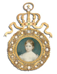 Koningin Victoria als kind, 1825