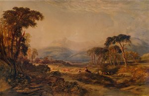 Loch Awe, 1850, 1935 door Anthony Vandyke Copley Fielding