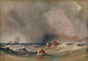 Storm bij Whitby, 1851, 1930 door Anthony Vandyke Copley Fielding
