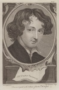 Sir Anthony van Dyck, Vlaamse kunstenaar actief in Engeland door Anthony van (after) Dyck