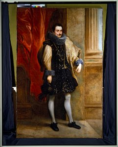Portret van een Genuese Edelman door Anthony van (attr. to) Dyck