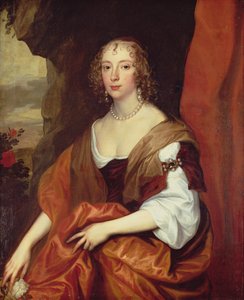Anne Carr, Gravin van Bedford, 22 jaar oud door Anthony van Dyck