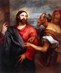 Christus van de munt door Anthony van Dyck