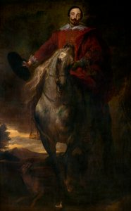 Ruiterportret van de schilder Cornelis de Wael door Anthony van Dyck