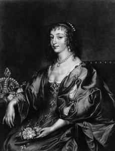 Henrietta Maria (1609-69), illustratie uit 