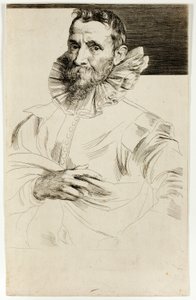 Jan Brueghel de Oude door Anthony van Dyck