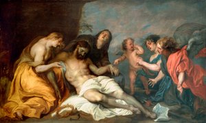 Rouw om de dood van Christus door Anthony van Dyck