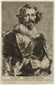 Lucas Vorsterman door Anthony van Dyck