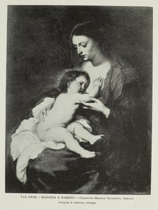 Madonna met kind door Anthony van Dyck