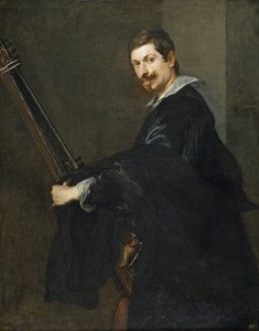 Man met een luit, tussen 1621 en 1630