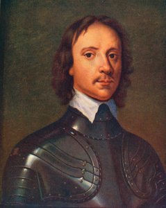 Oliver Cromwell, 1599-1658 Engels militair leider en politicus door Anthony van Dyck