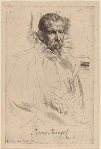 Pieter Bruegel de Jongere, waarschijnlijk 1626-1641 door Anthony van Dyck