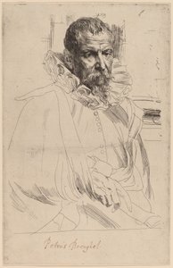Pieter Bruegel de Jongere, waarschijnlijk 1626-1641 door Anthony van Dyck