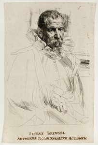 Pieter Brueghel de Jongere door Anthony van Dyck