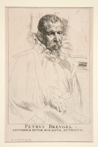 Pieter Brueghel de Jonge door Anthony van Dyck