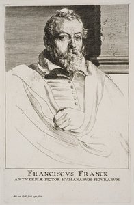 Portret van Frans Francken door Anthony van Dyck