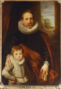 Portret van een vader en zoon, ook bekend als Guillaume Richardot ... door Anthony van Dyck