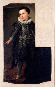 Portret van Ansaldo Pallavicino (geboren 1622) als kind door Anthony van Dyck