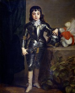Portret van Karel II van Engeland als kind door Anthony van Dyck