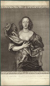 Portret van Elizabeth, Gravin van Castlehaven door Anthony van Dyck