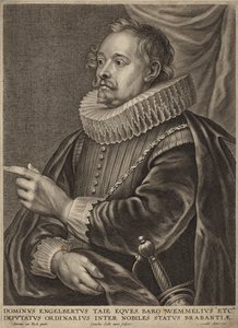 Portret van Engelbert Taye door Anthony van Dyck