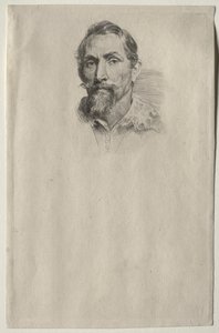 Portret van Frans Snyders door Anthony van Dyck