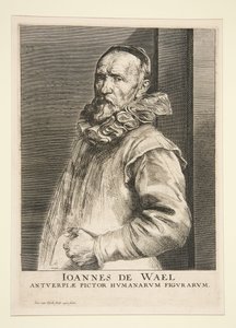 Portret van Jan de Wael (1558-1633) door Anthony van Dyck