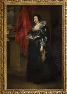Portret van Johanna de Blois, c.1634-35 door Anthony van Dyck